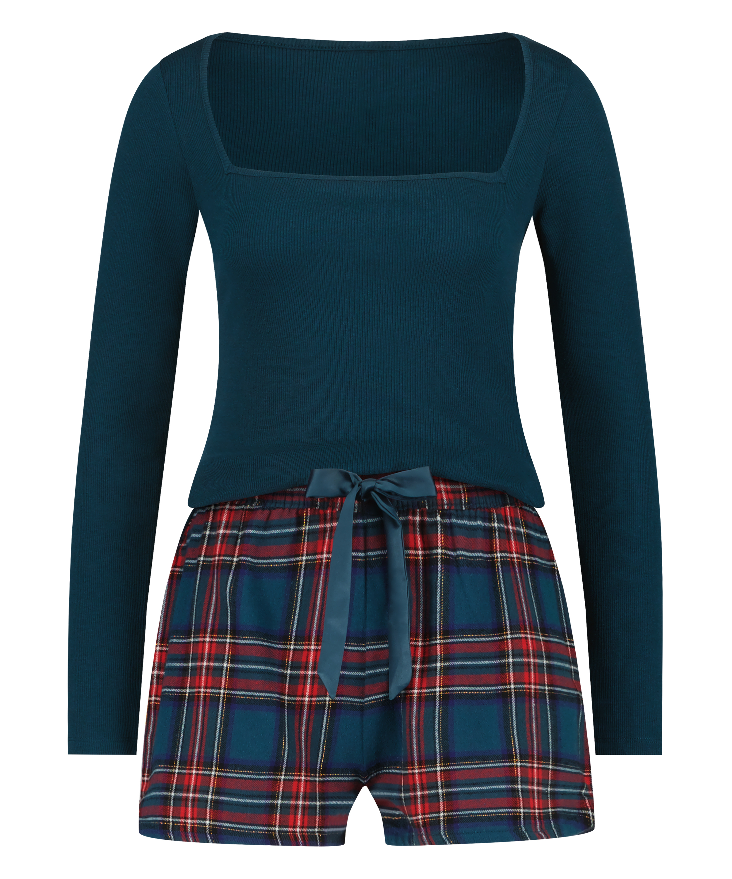 Twill pyjama set, Blue, main