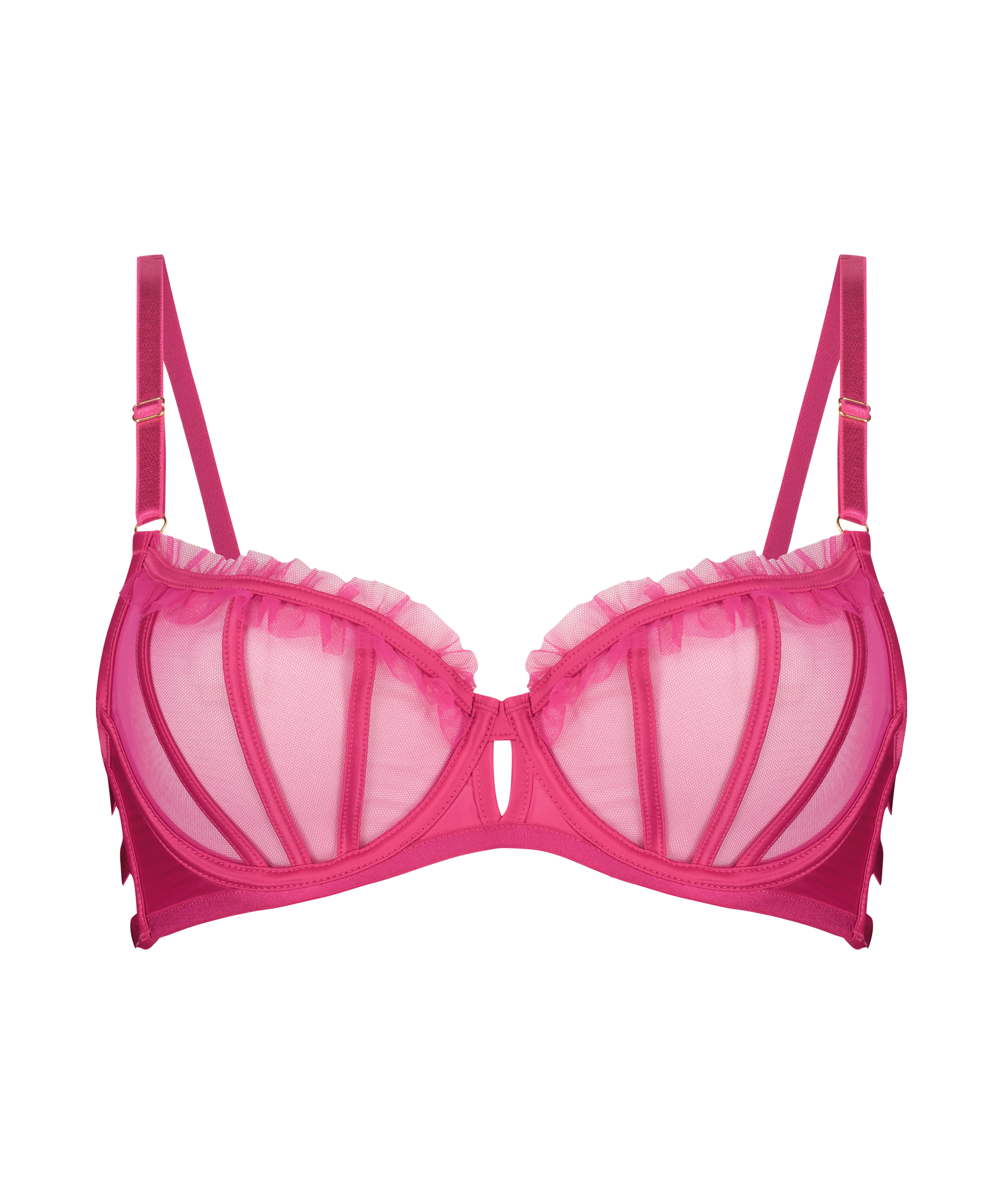 Courtney Non-Padded Underwired Bra, Pink, main