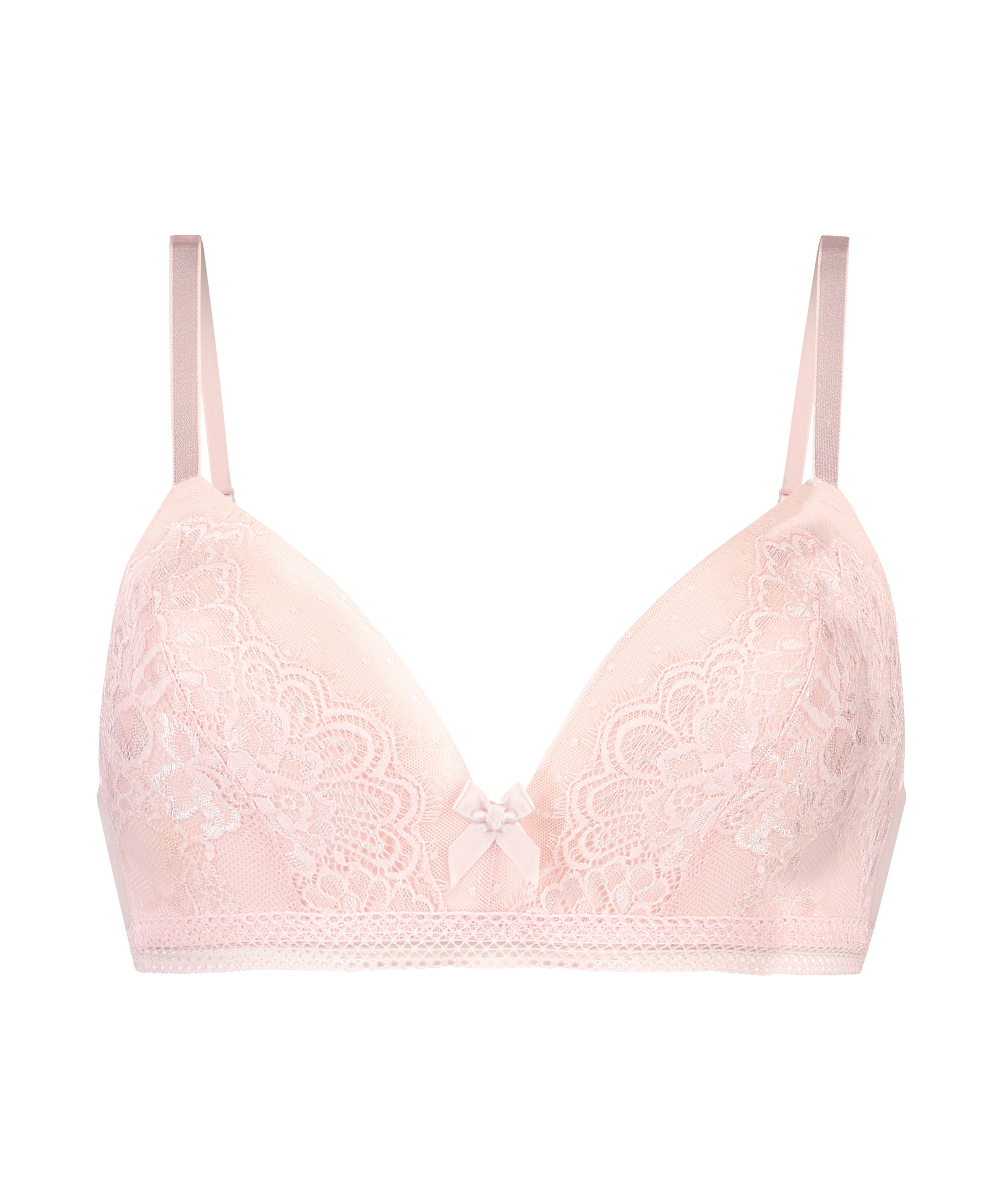 Bessie padded push-up bra without underwire, Pink, main