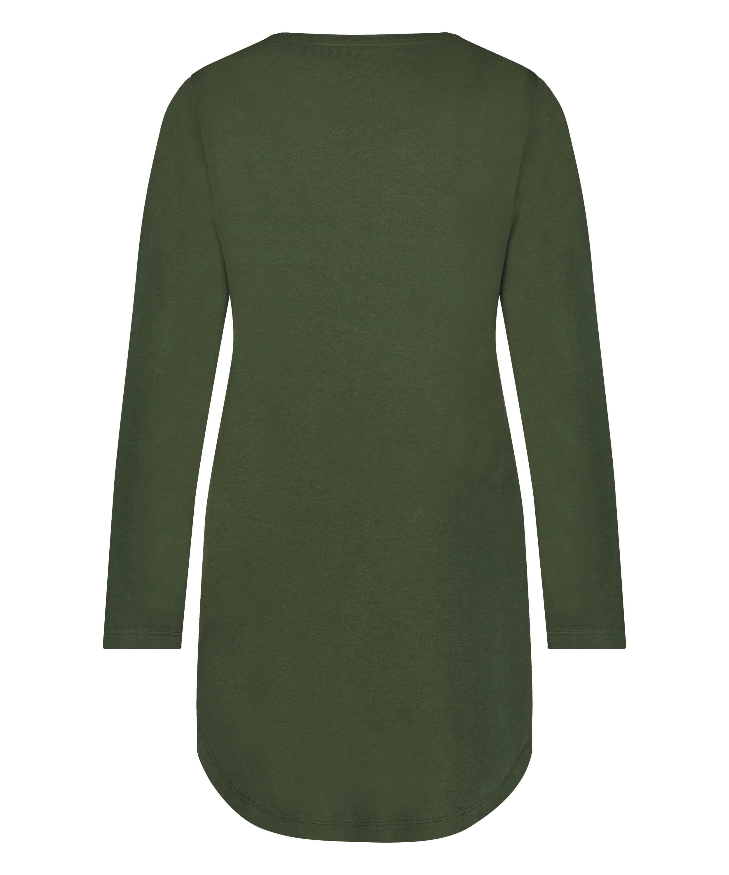 Round Neck Nightshirt, Green, main