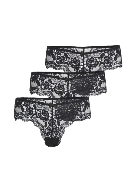 3-pack Chelsea Brazilian, Black