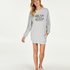 Long-sleeved nightshirt, Grey