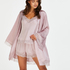 Meili Satin Kimono, Purple