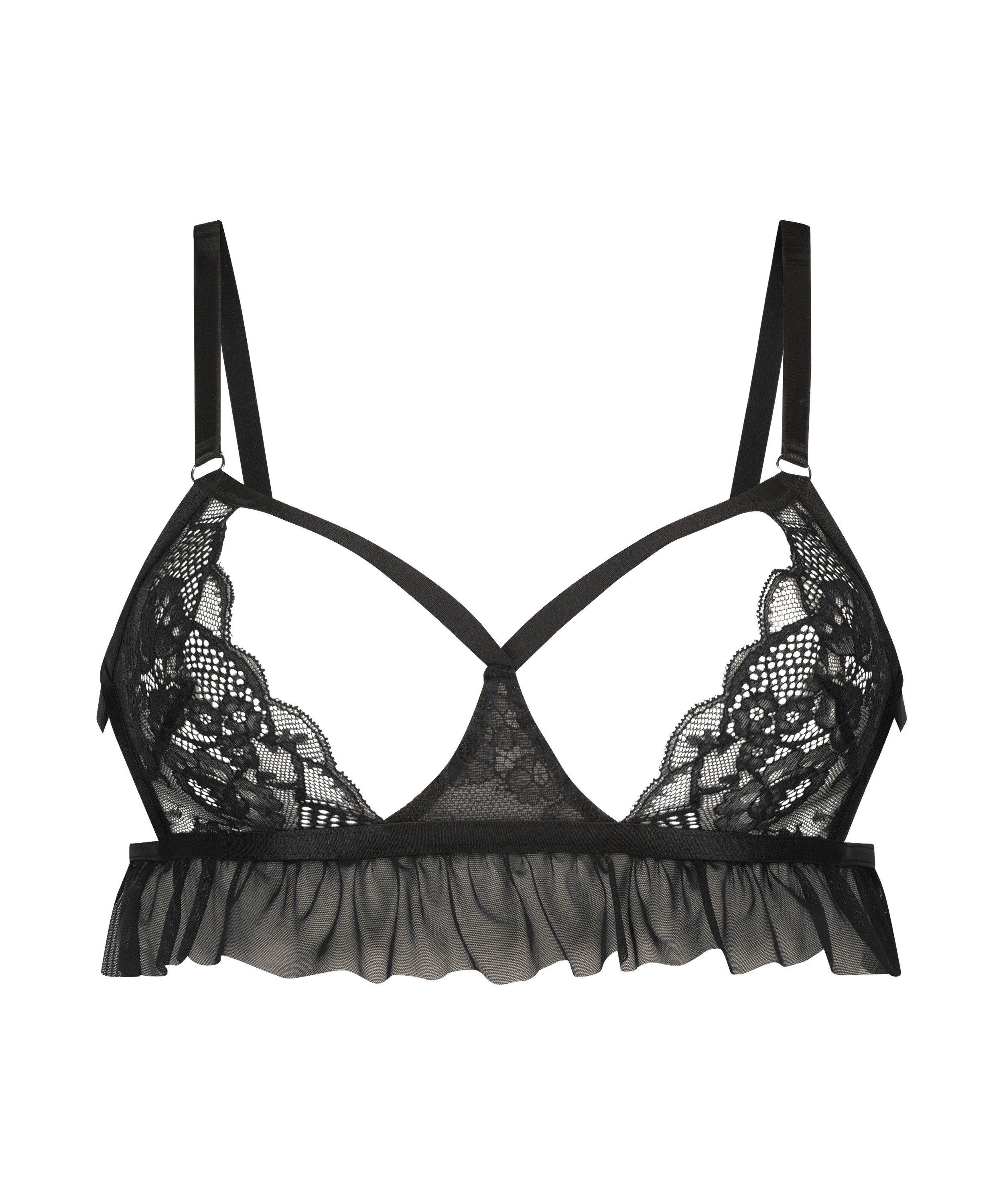 Ellen Maid Bralette, Black, main