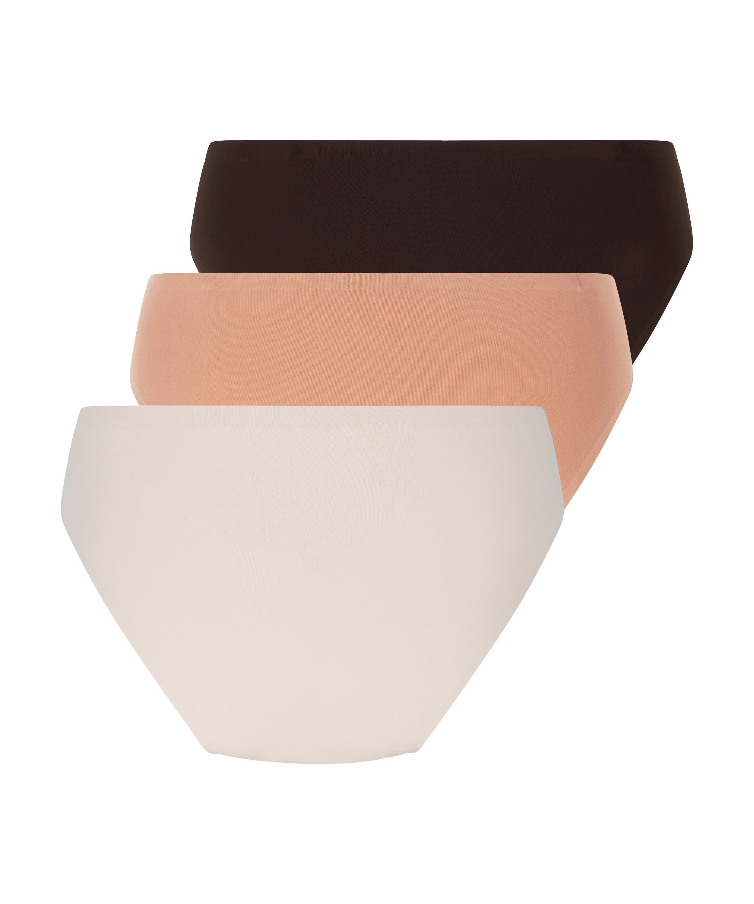 3-pack invisible Brazilian, Brown, main