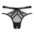 Nadia Open Crotch Brazilian, Black