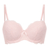 Teddy Padded Underwired Bra, Pink