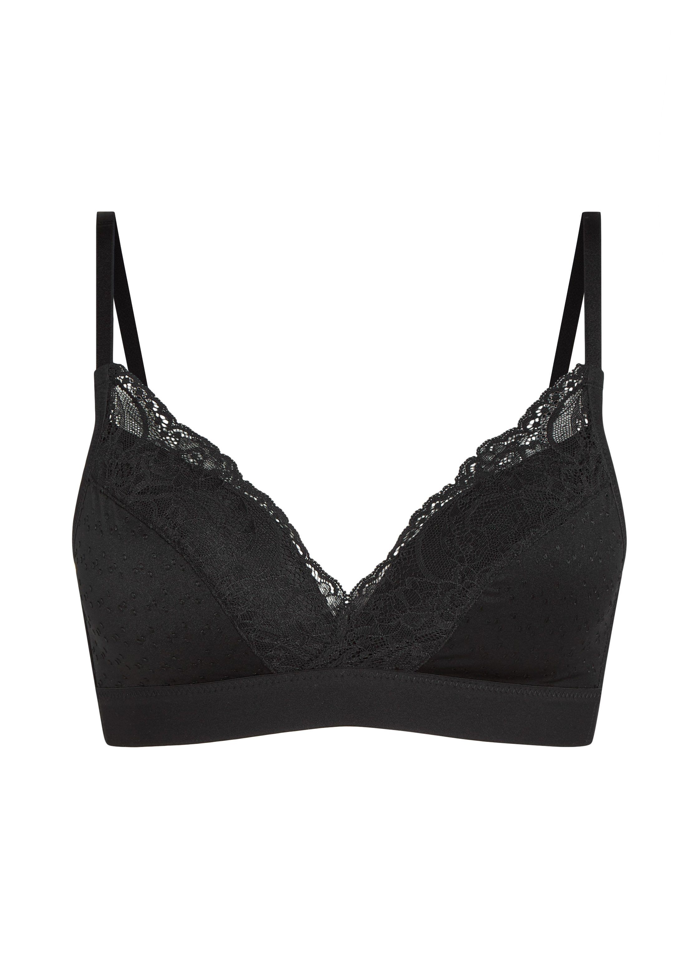 Sophie Padded Non-wired Bra, Black, main