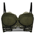 Xiomara Padded Longline Underwired Bra, Green