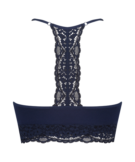 Marine seamless bralette, Blue