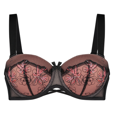 Emily Padded Underwired Bra, Black