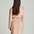 Zip Fleece Bathrobe, Pink