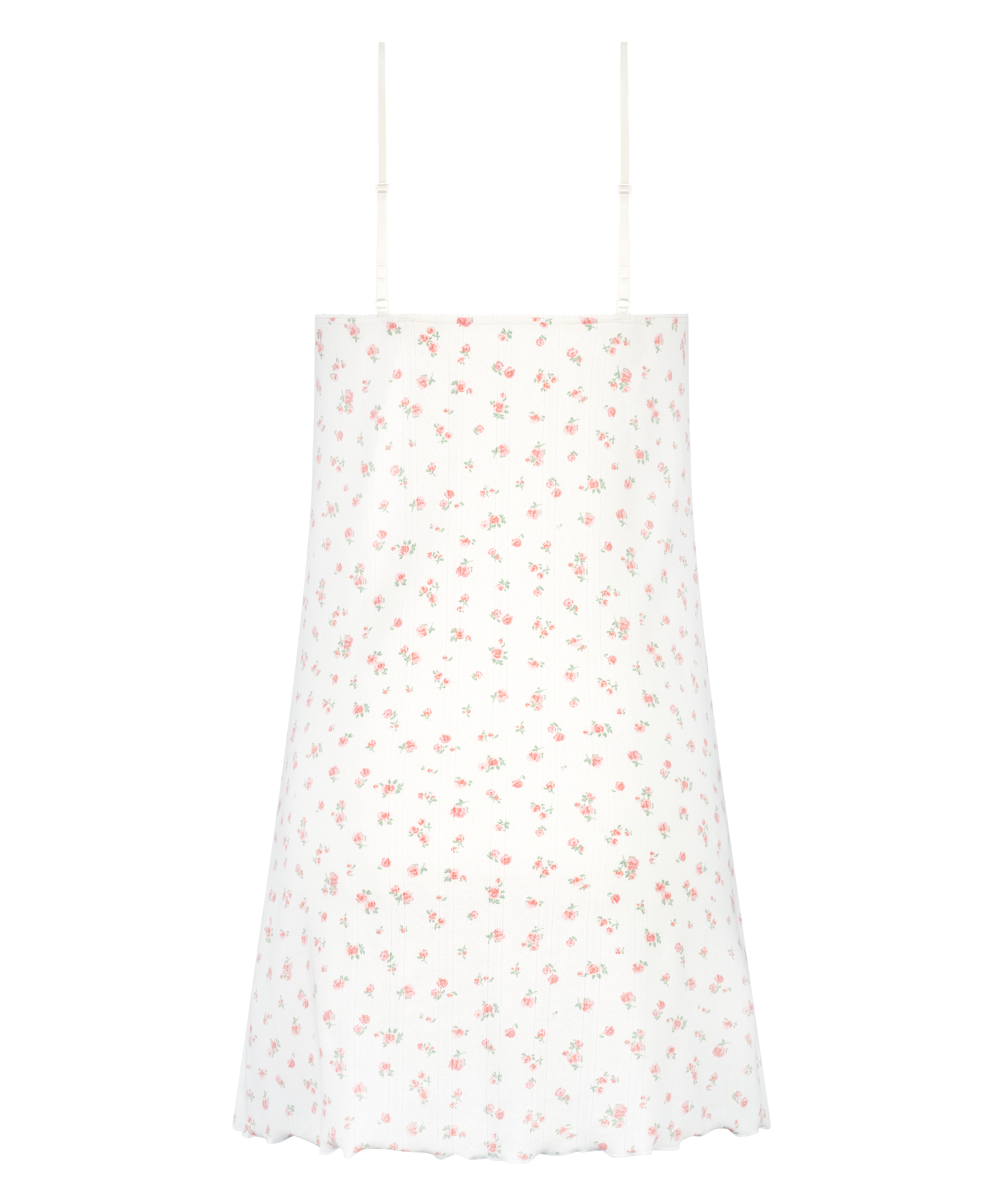 Slipdress Pointelle, White, main