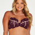 Millie Padded Underwired Bra, Purple