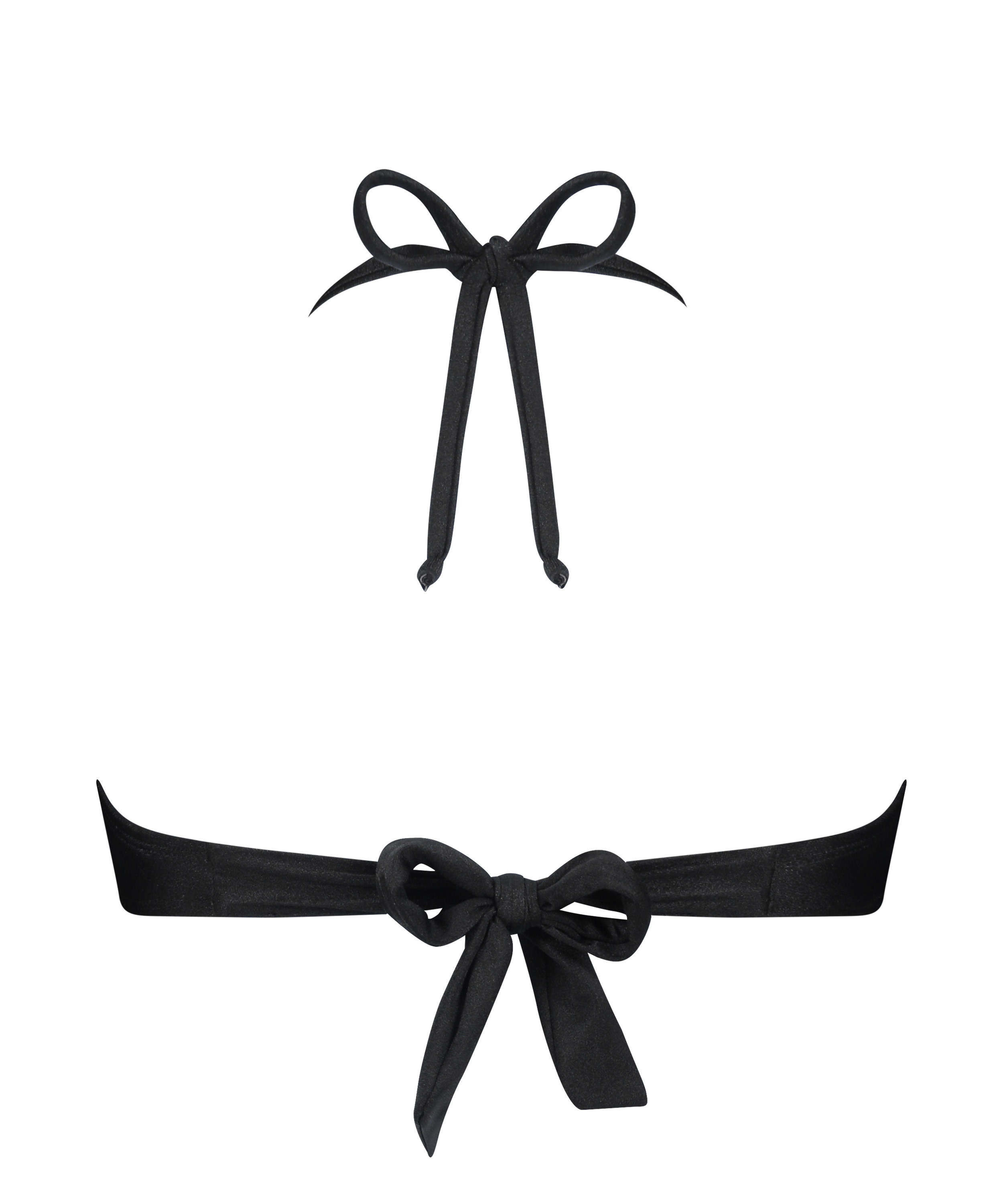 Yucatan Bandeau Bikini Top, Black, main