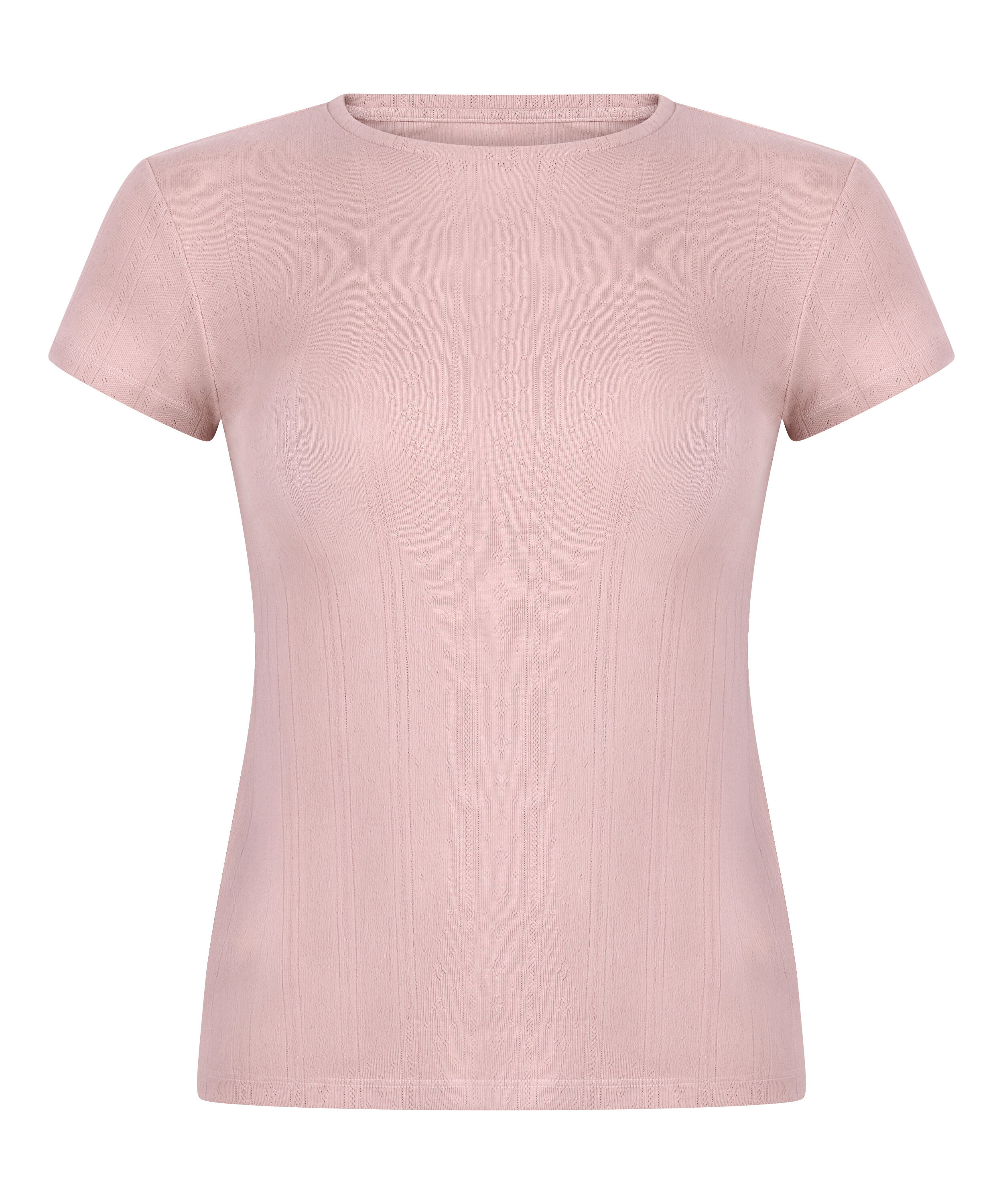 Pointelle Top, Pink