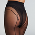 Tights 50 Denier Fine Line Front Seam, Black