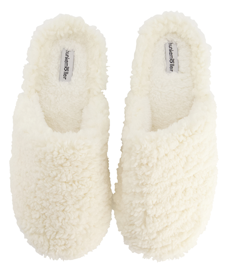 Lara Slippers, White