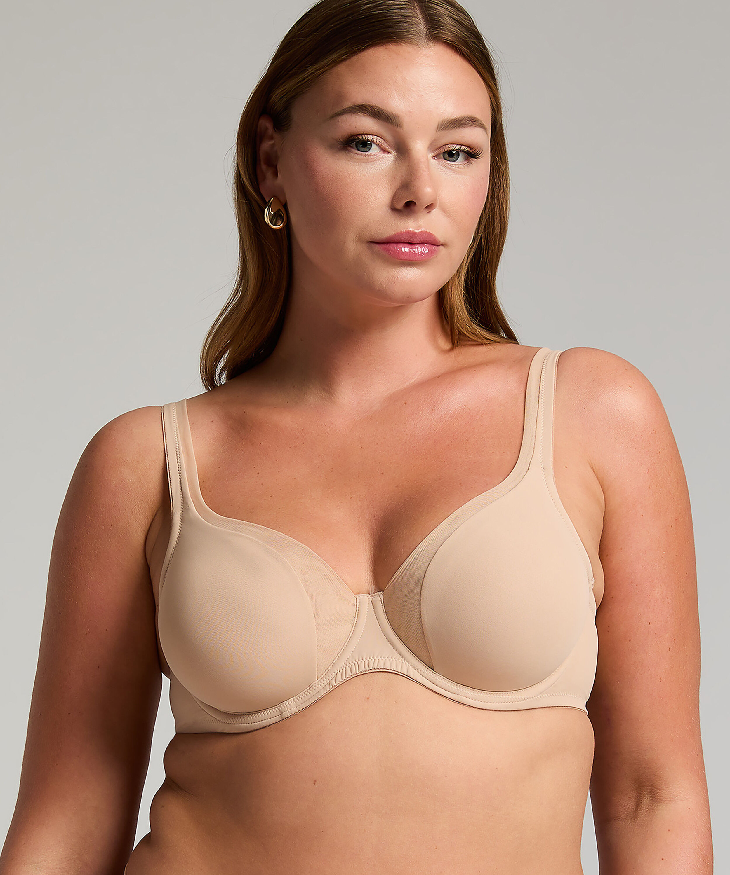Mesh Non-Padded Underwired Bra