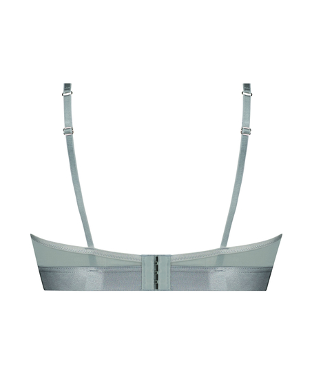 Luna Non-Padded Underwired Longline Bra, Blue