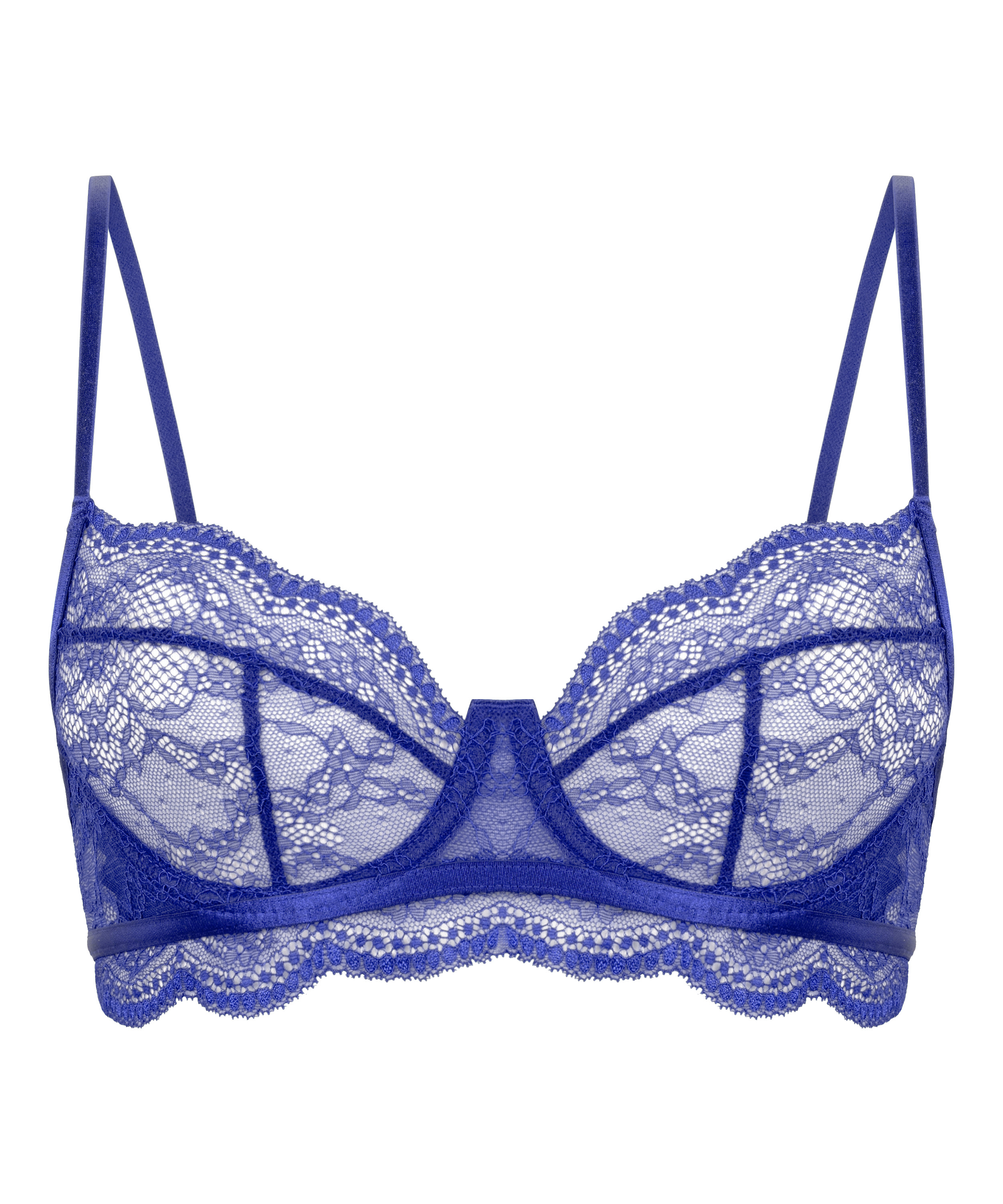 Isabelle Non-Padded Underwired Bra, Blue, main