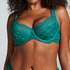 Daisy Non-Padded Underwired Bra, Green