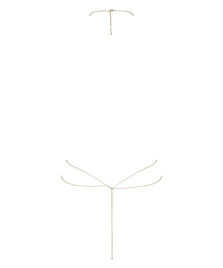 Harness body chain, Yellow