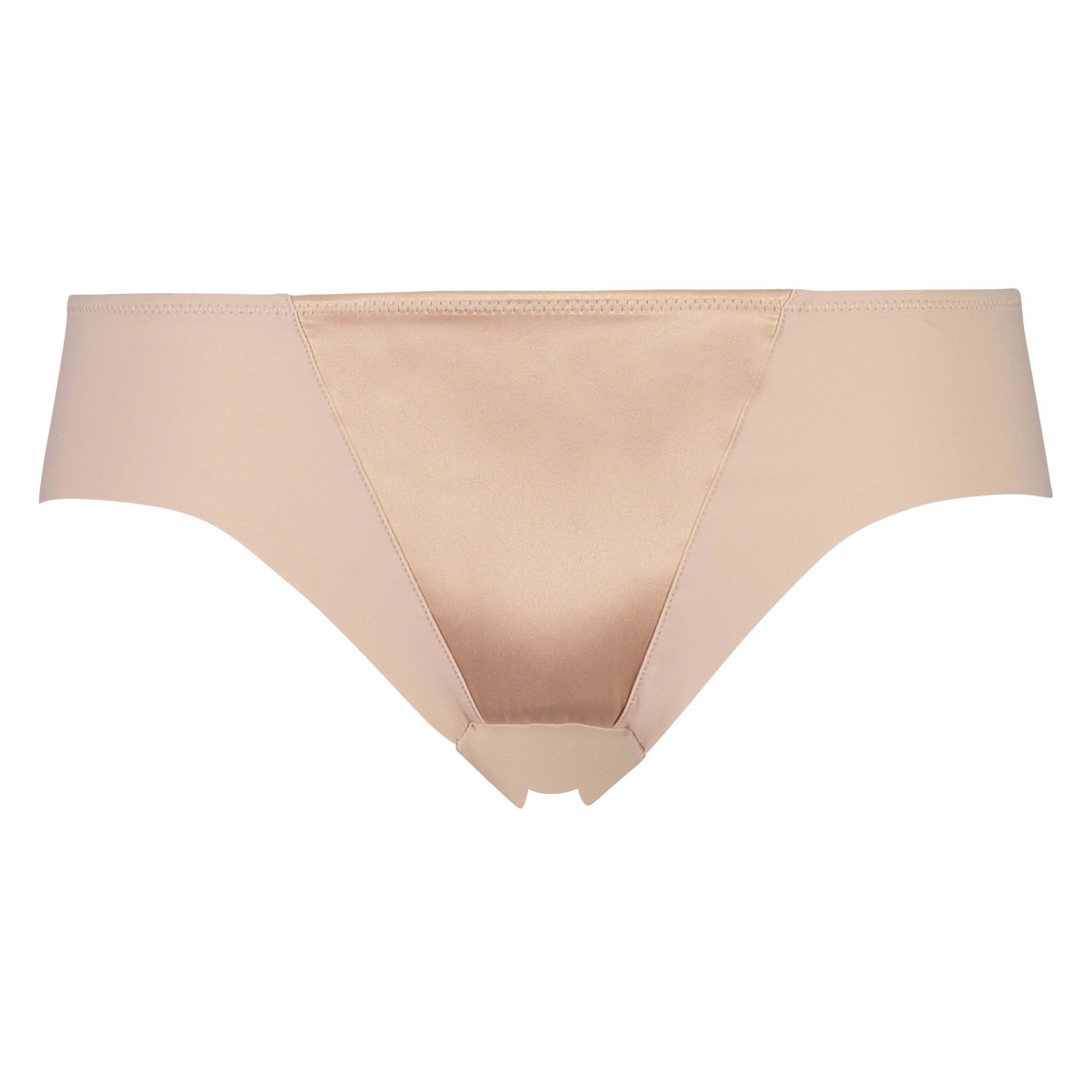 Satin Fleece Brief, Beige, main