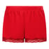 Short Velours Lace, Red