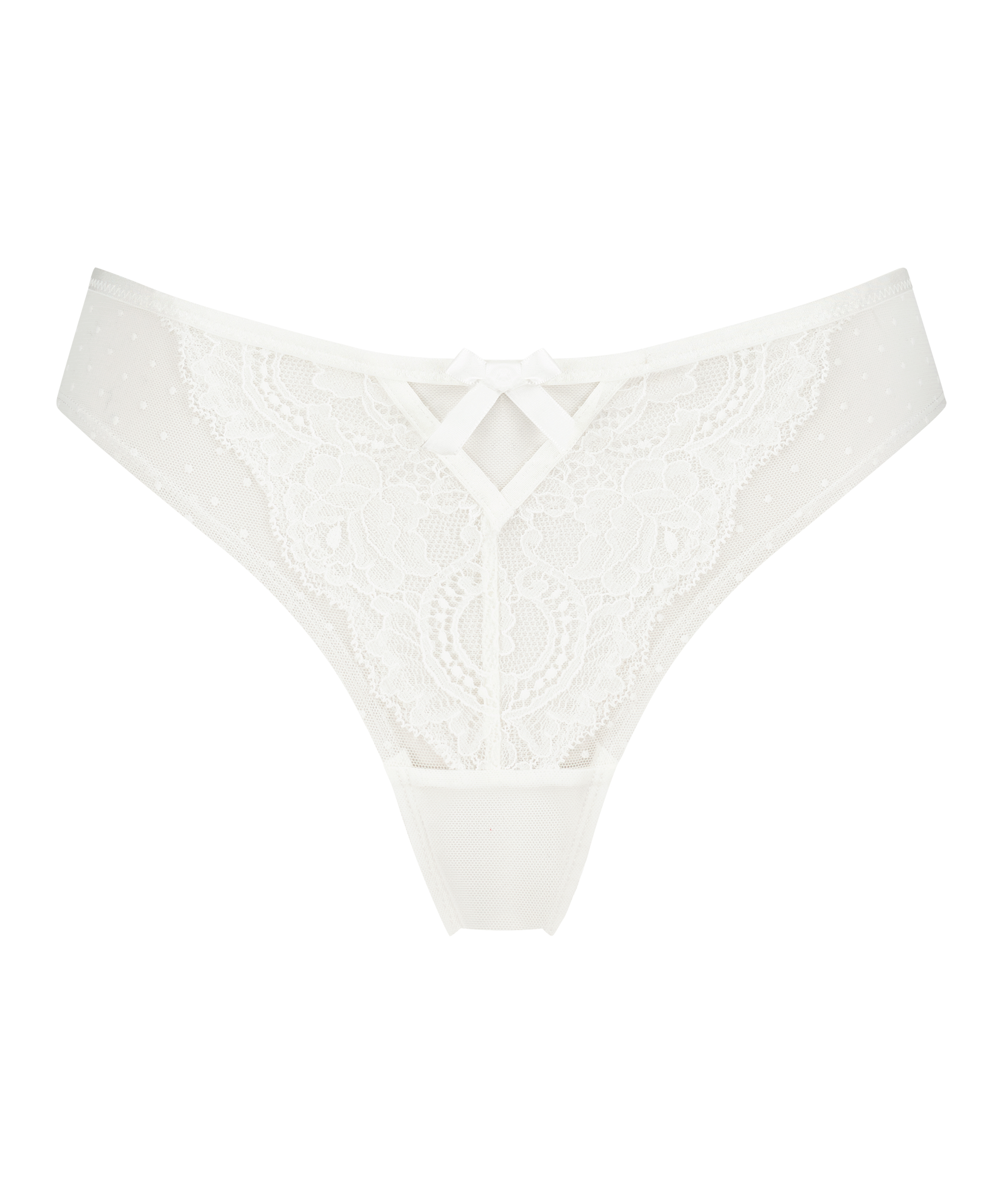 Valerie Brazilian Knickers, White, main