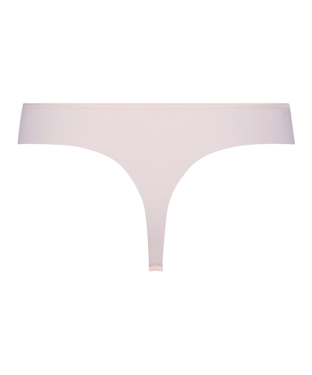 Invisible thong Stripe mesh, Pink
