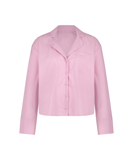 Long Sleeve Cotton Jacket, Pink