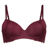 Angie Padded Underwired Bra, Red