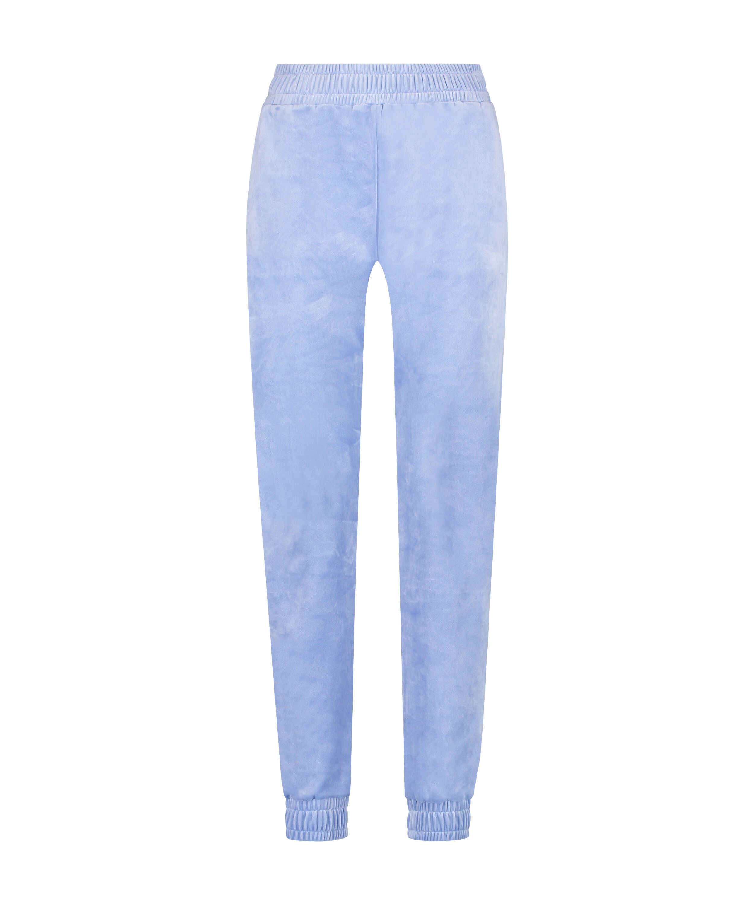 Velours Jogging Pants, Blue