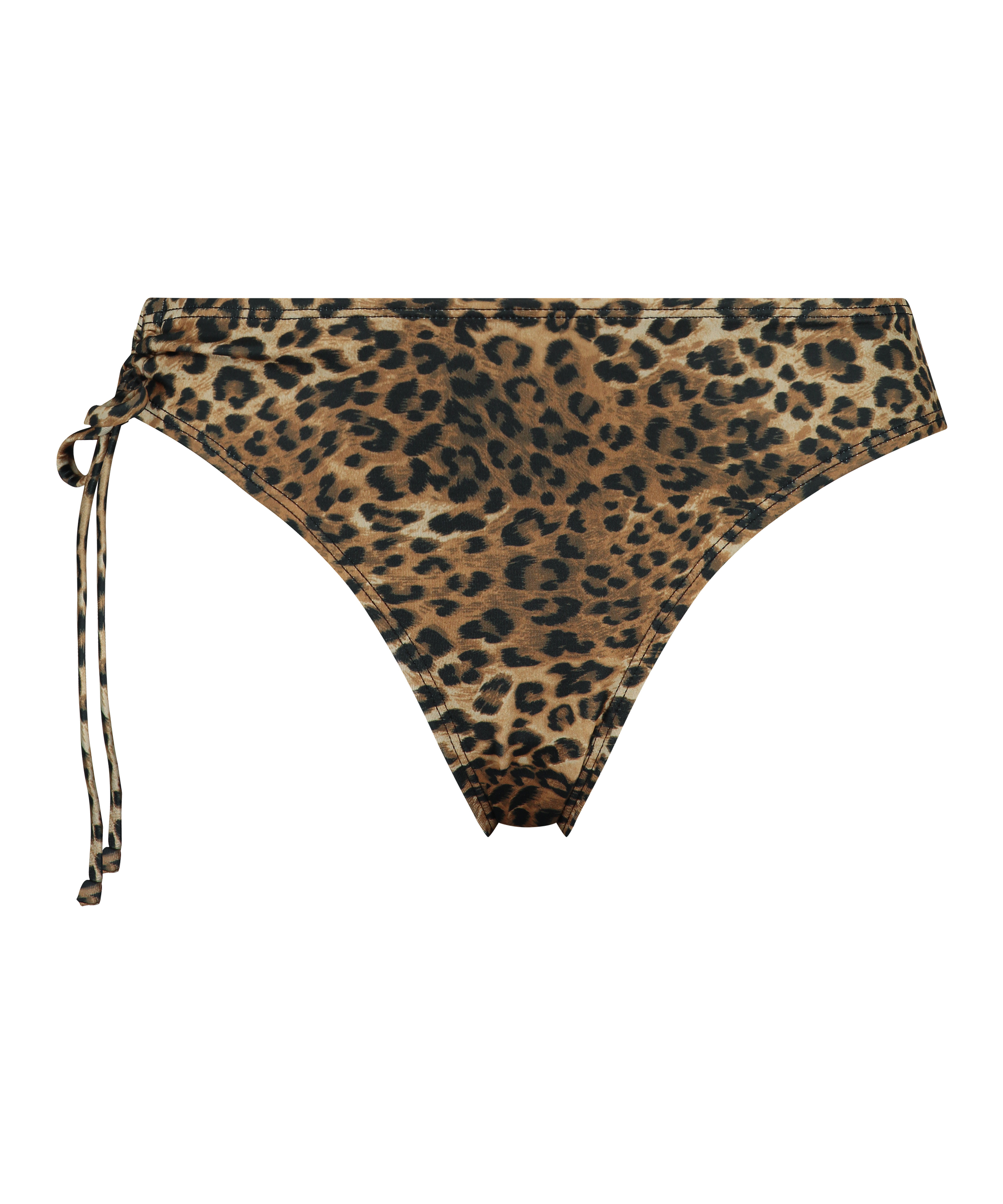 Leopard Bikini Bottoms, Brown, main