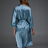 Silk Lace Kimono, Blue