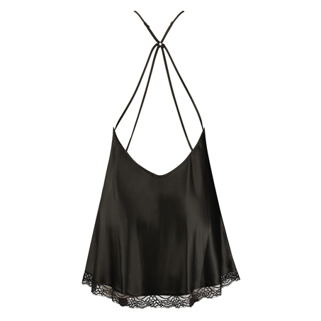 Slip dress Lessie Satin, Black