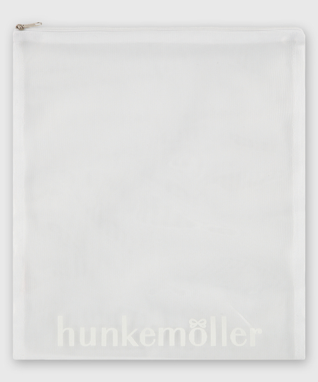 Hosiery bag zipper, White