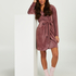 Velours Bathrobe, Purple
