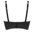 Nicole Padded Underwired Longline Bra, Black