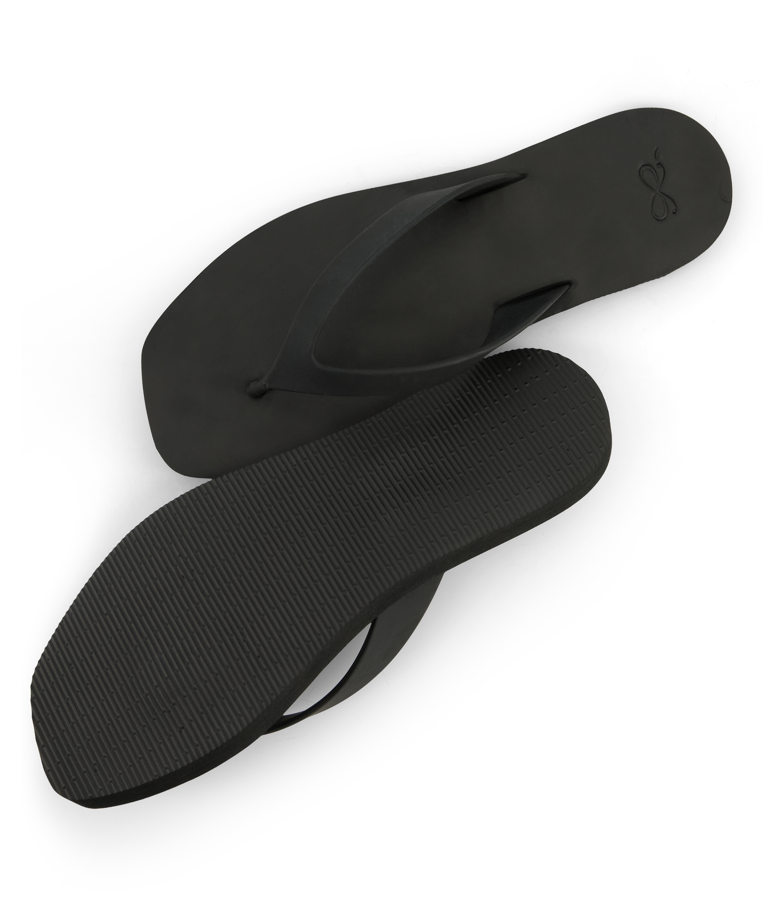 Jolie Flip Flops, Black, main