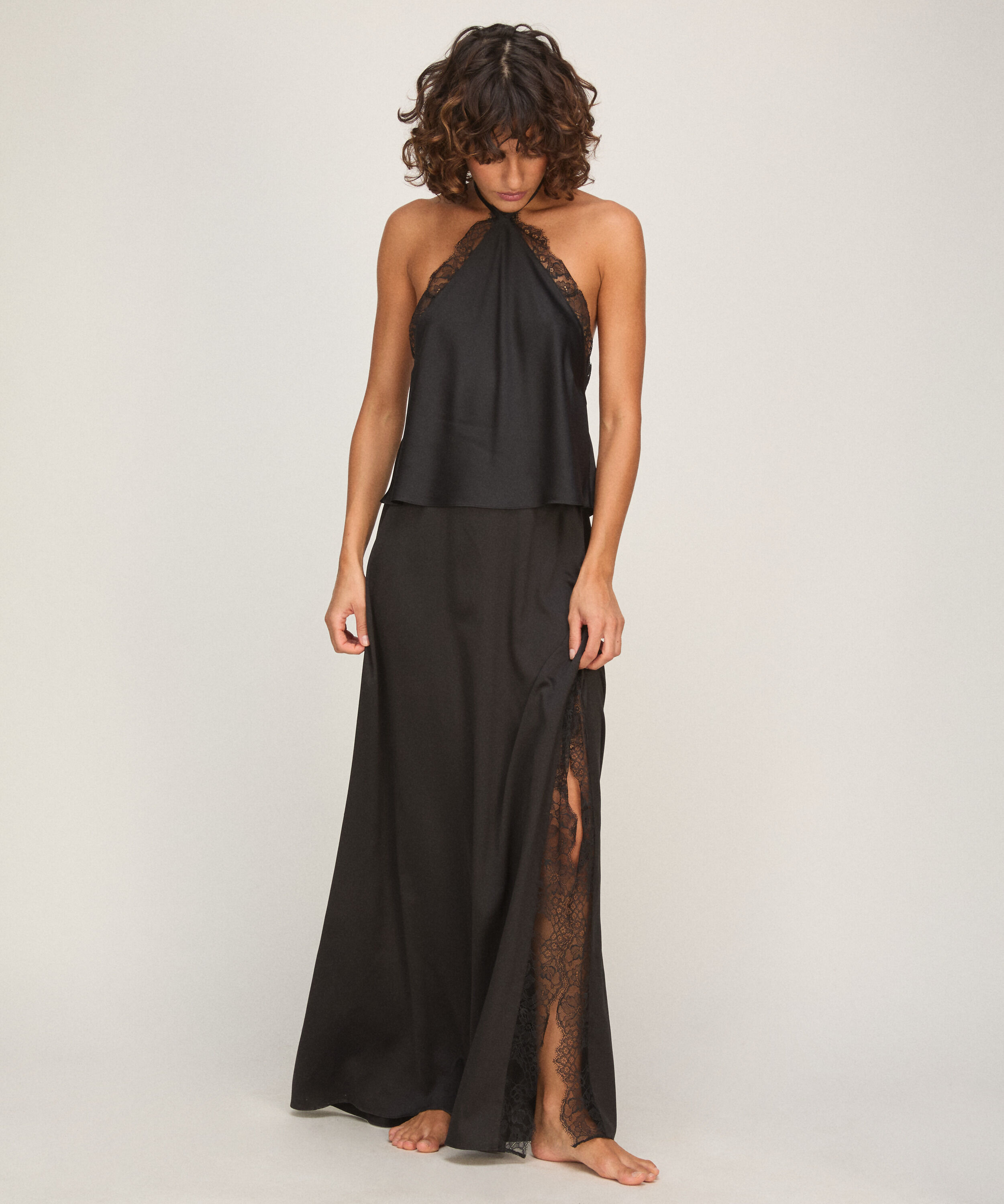 Halter Top Cecilia, Black Halter Top Cecilia, Black