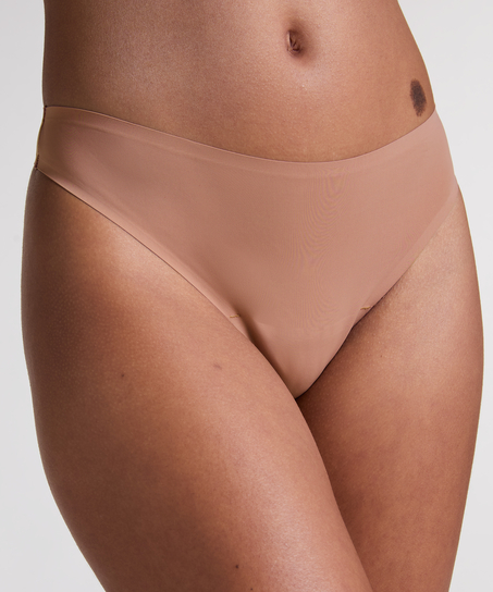 Invisible thong basic, Brown