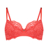 Rose Non-Padded Underwired Bra, Red