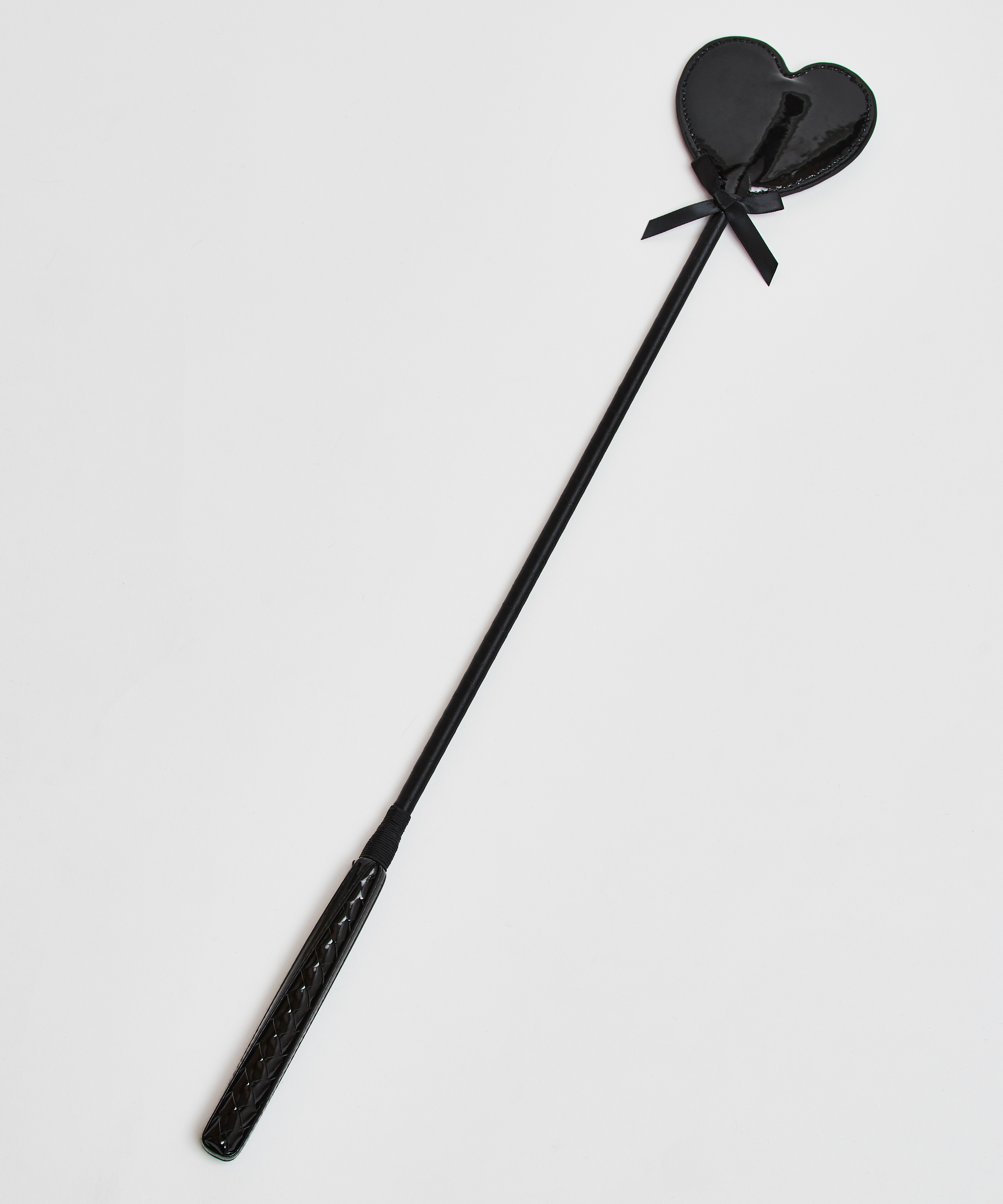 Leather-look private whip, Black, main