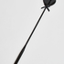 Leather-look private whip, Black