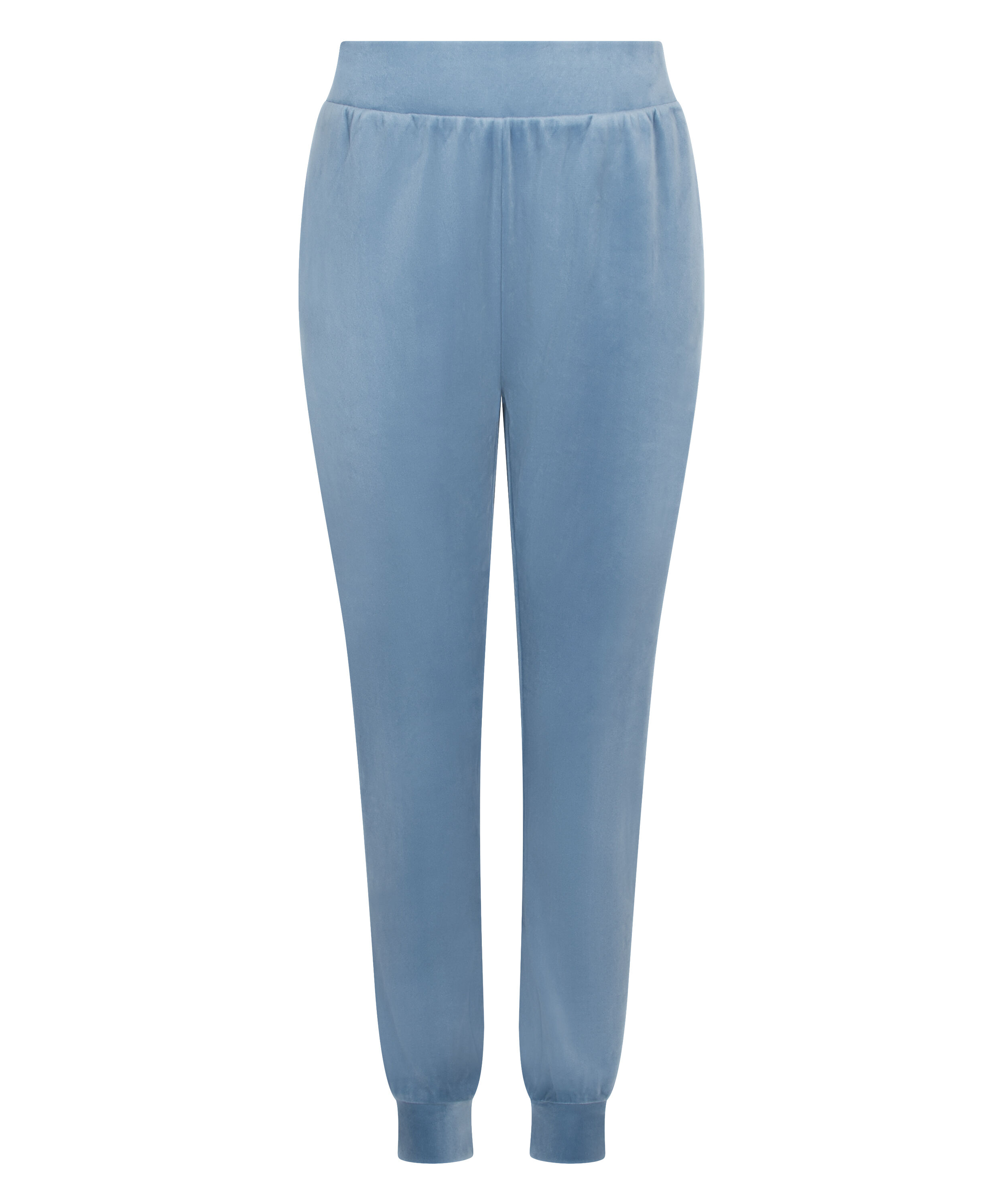 Petite Velours Jogging Pants, Blue