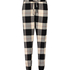 Petite Twill Check Pyjama pants, Black
