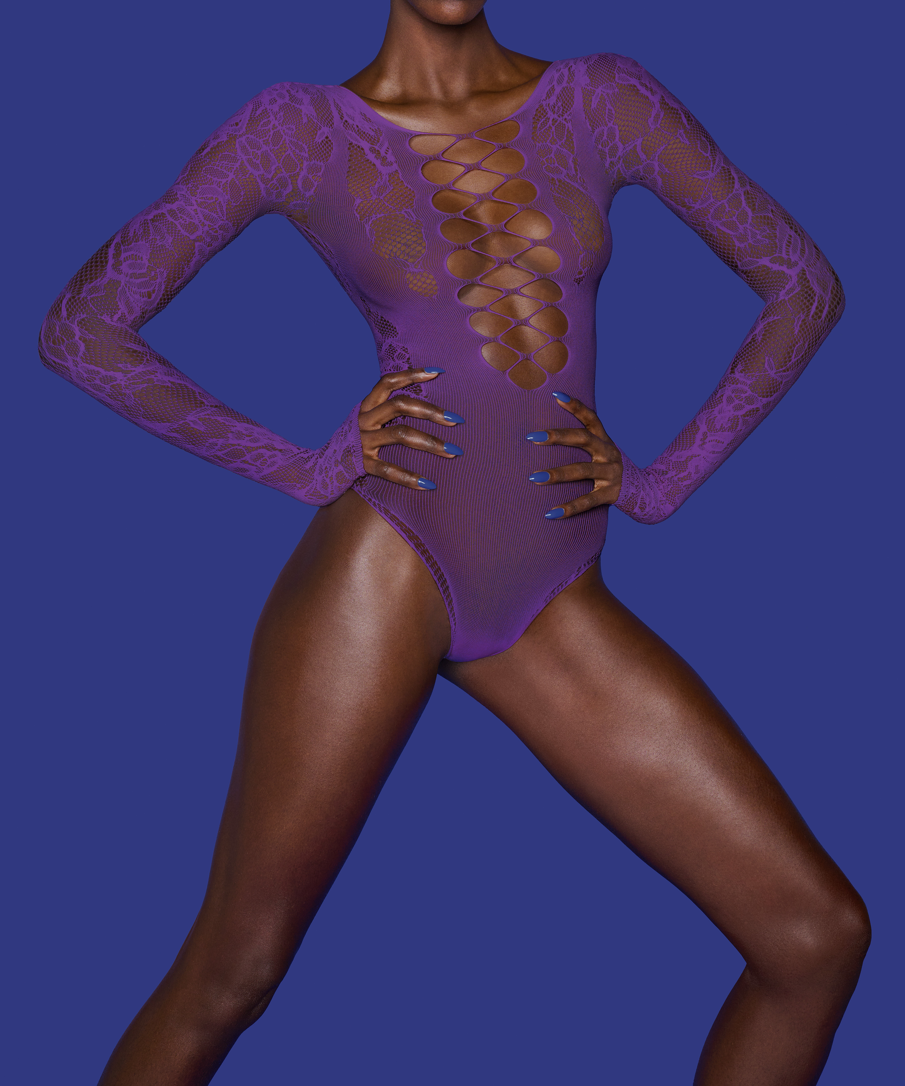 Lace Body Nyakim, Purple, main