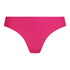 Lace Back Invisible Thong, Pink